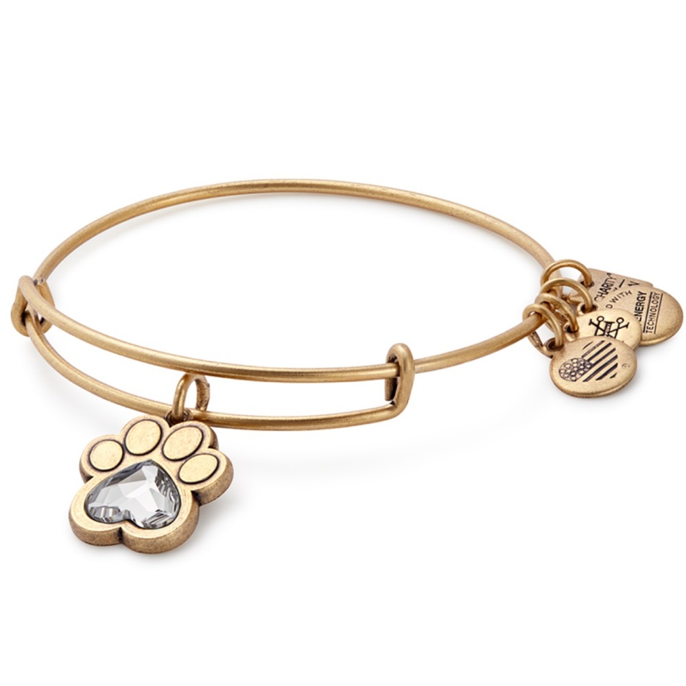Alex and Ani Prints of Love Bangle - Gold